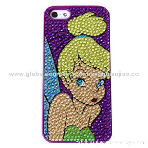 The iPhone 5/5 s local tyrants gold phone set auger holster handmade diamond cases